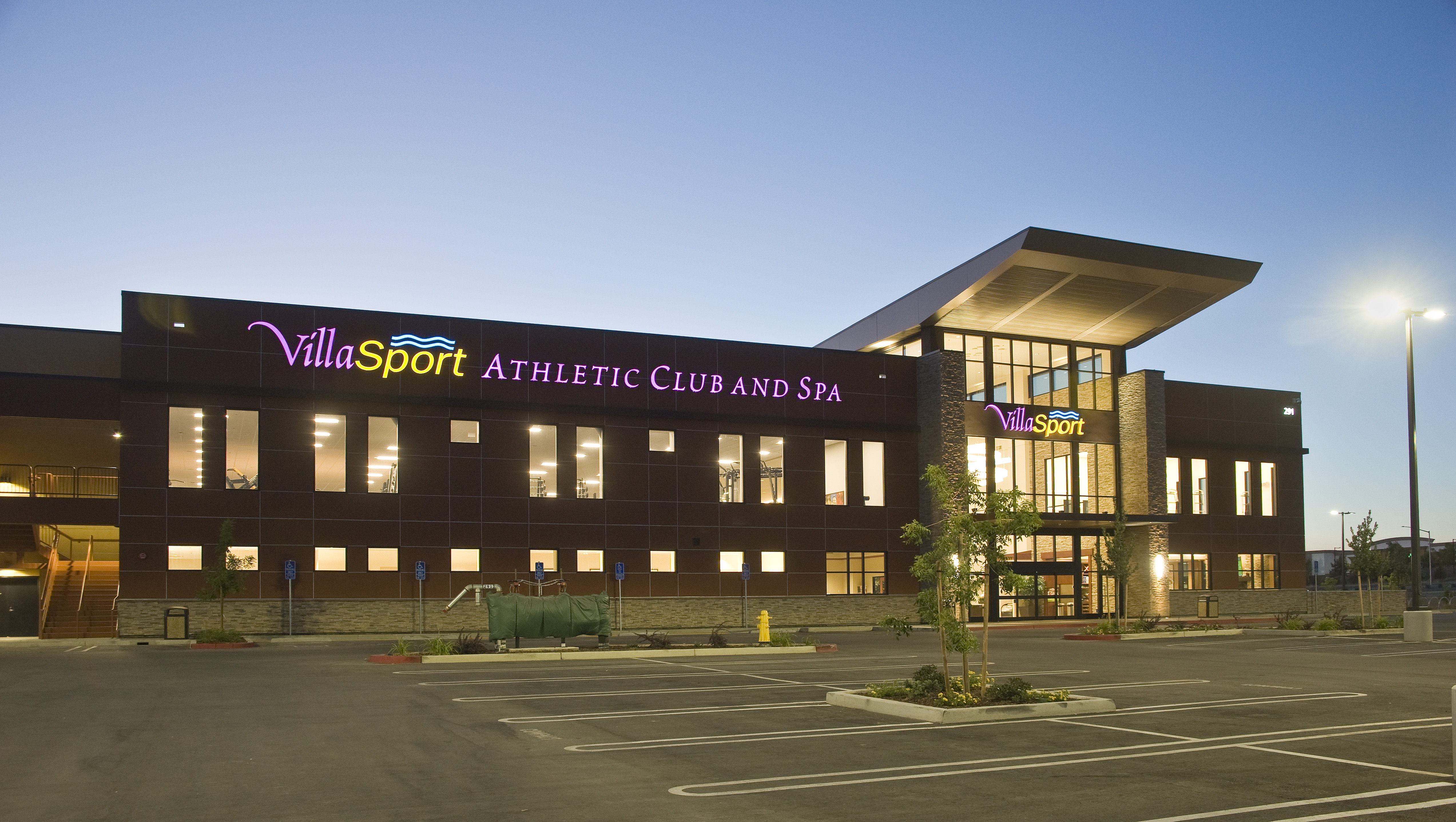 villa sport building exterior